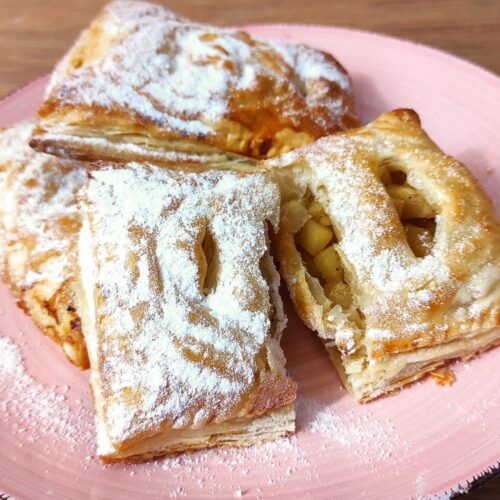 Ciasto francuskie na słodko z jabłkami!